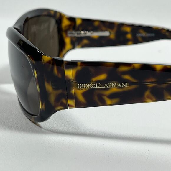 GIORGIO ARMANI Sunglasses Womens Tortoiseshell Rectangle 08670 333/S Brown Italy main image 5